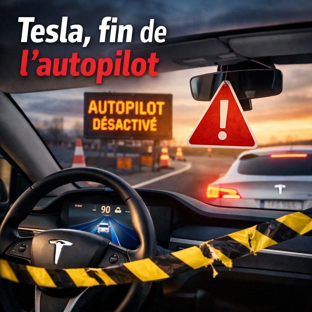 Tesla met fin à l'Autopilot de base pour promouvoir la conduite autonome supervisée