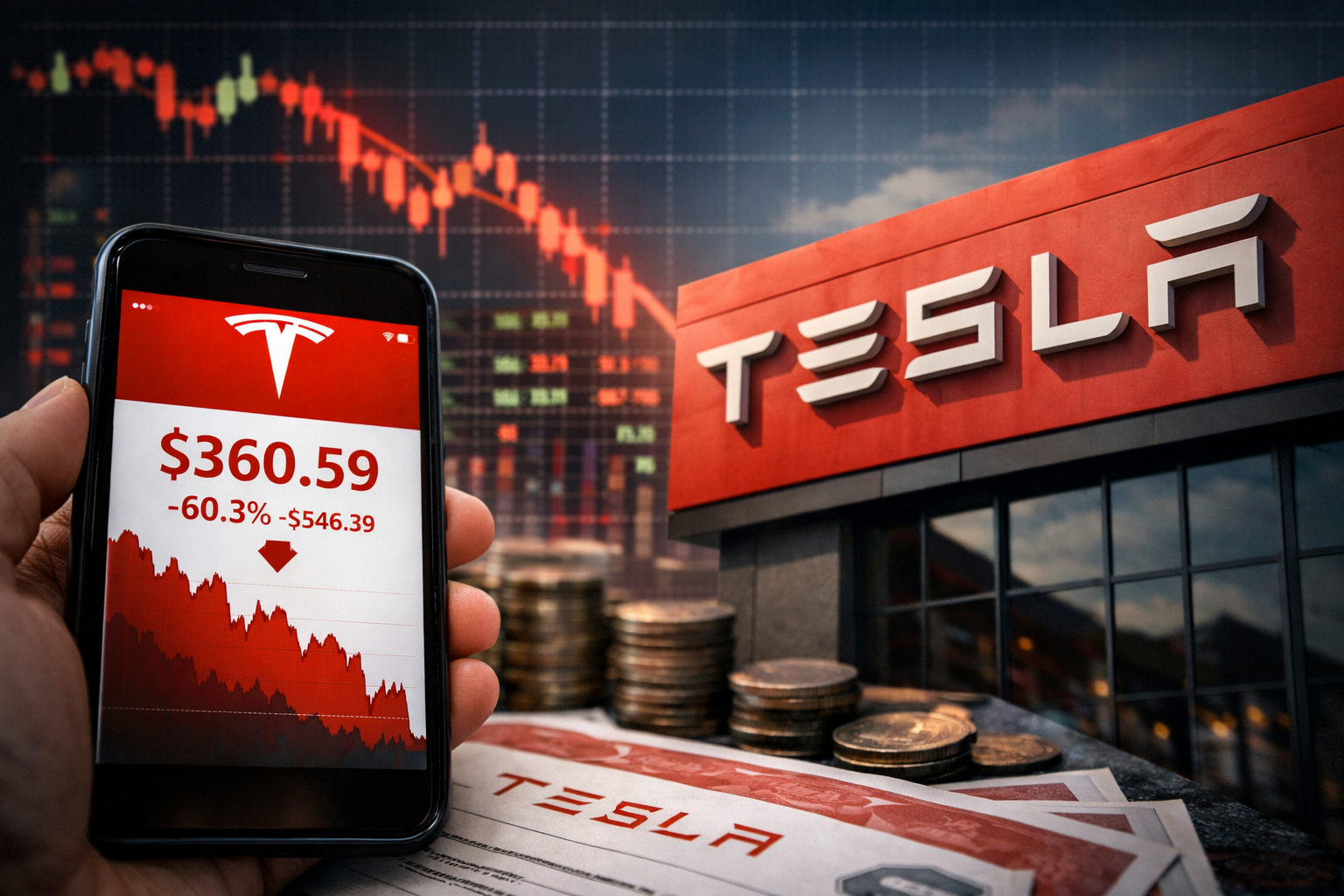 JPMorgan prédit une chute de 60 % de l'action Tesla après un premier trimestre décevant